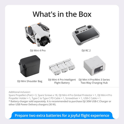 DJI Mini 4 Pro Fly More Combo with DJI RC 2